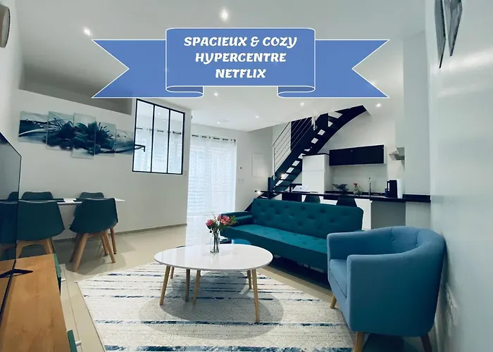 Maison Hypercentre - Duplex - Cozy Houses
